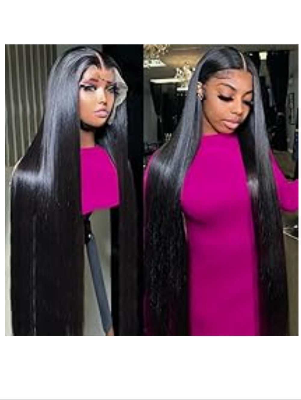 Sleek Long Straight 13x6 Lace Front Wig